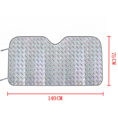 1PC Automašīnas vējstikls Saulessargs Priekšējais saulessargs Aizmugurējais saulessargi Aizmugurējais logs UV Aizsarg atstarotājs Pārsegi Sudraba