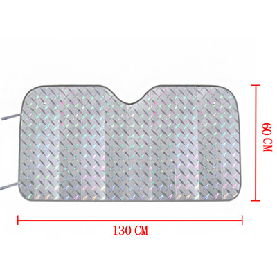 1PC Automašīnas vējstikls Saulessargs Priekšējais saulessargs Aizmugurējais saulessargi Aizmugurējais logs UV Aizsarg atstarotājs Pārsegi Sudraba