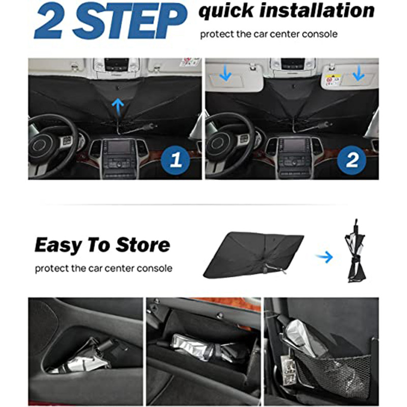 Parbriz auto Umbrelă de soare Umbrire față de mașină Umbrelă de soare Upgrade Auto Umbrelă de soare Tip de umbrelă pentru geamul mașinii Protecție solară de vară