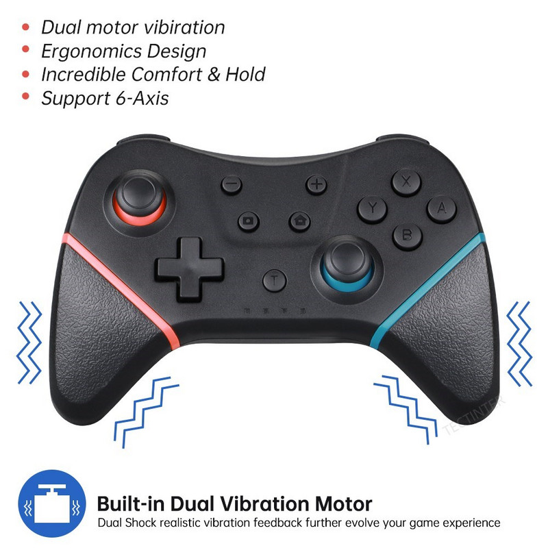 Bluetooth Gamepad Kompatibilna Nintendo Switch Pro NS konzola WirelessGamepad USB joystick Kontroler Kompatibilna NS Switch konzola
