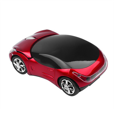 Mouse optic fără fir de 2,4 Ghz pentru computer, 1600 DPI, USB, modă, super lux, în formă de mașină, șoareci de joc pentru PC, laptop, portabil