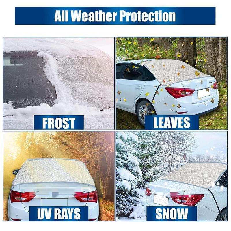 Κάλυμμα πίσω παρμπρίζ Πίσω παρμπρίζ Snow Ice Cover Car Windshield Snow Cover Αντιανεμικό κάλυμμα αντηλιακού για αυτοκίνητα Compact SUV