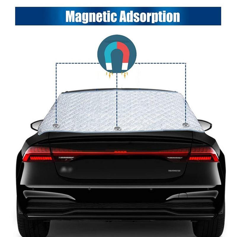 Κάλυμμα πίσω παρμπρίζ Πίσω παρμπρίζ Snow Ice Cover Car Windshield Snow Cover Αντιανεμικό κάλυμμα αντηλιακού για αυτοκίνητα Compact SUV