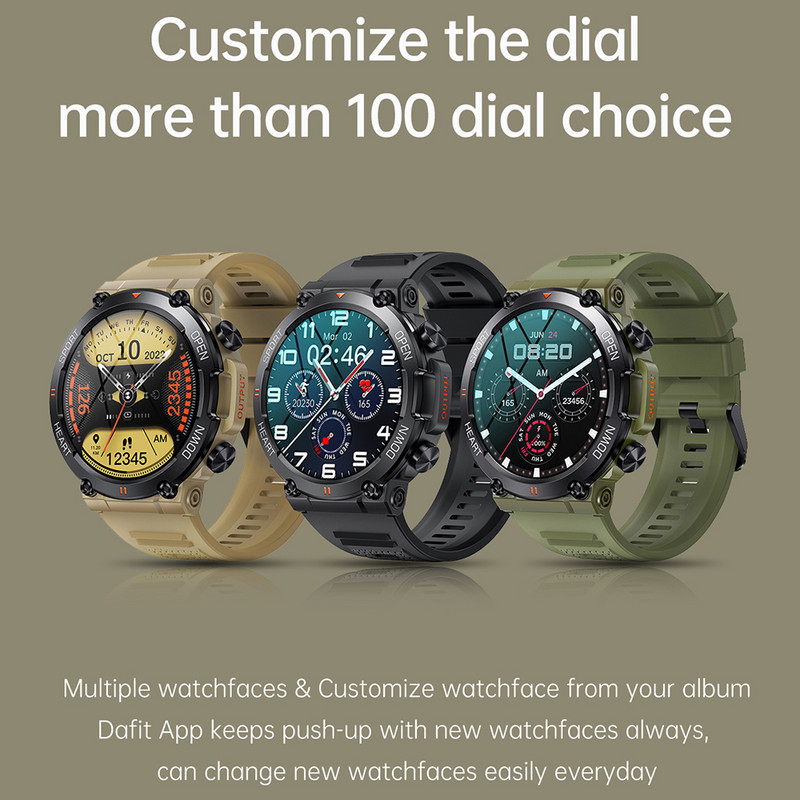 SENBONO 2023 Ceas inteligent pentru bărbați, rotund, cu ecran mare de 1,39 inci, cadran personalizat, răspuns la apel, 400 mAh, ceas inteligent pentru sport în aer liber, bărbați, femei