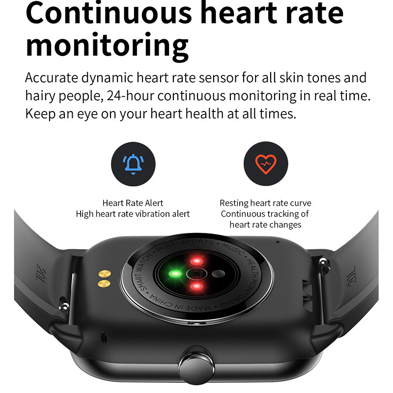 ChiBear pametni sat Muški 1.9'' Full Touch Screen Bluetooth Poziv Otkucaja srca Monitor spavanja Glasovni pomoćnik Sportski satovi Muškarci Žene