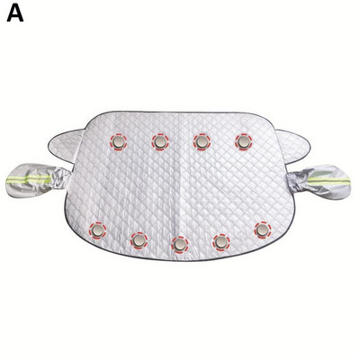 Parbriz magnetic de iarnă pentru zăpadă Protecție pentru blocuri solare pentru mașină Husă de protecție împotriva înghețului Parbriz Soare F J5G4