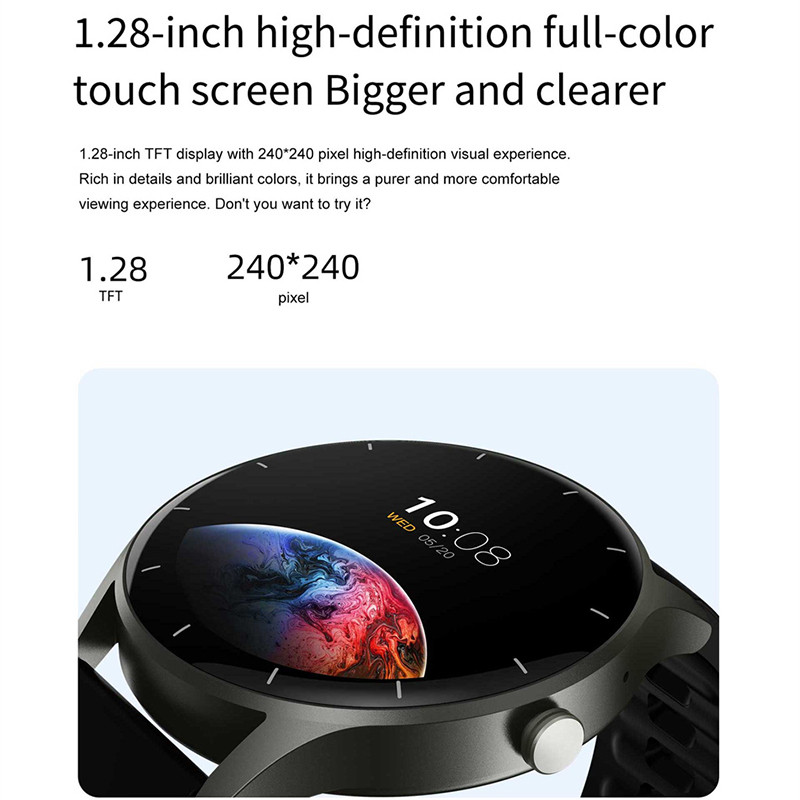 ChiBear 2022 Nou Bluetooth Call Smart Watch Barbati Ceas Sport Fitness IP67 Impermeabil pentru Android ios Smartwatch Barbati + cutie