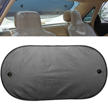 100x50 см универсална мрежеста завеса за сенник на задния страничен прозорец на автомобила Слънцезащитен щит за автомобил UV защитно покритие Филм Аксесоари за защита на автомобила