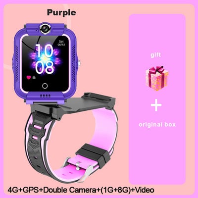 4G dječji pametni telefon sat GPS WIFI LBS pozicija 1GB+8G rotacija kamere vodootporan SOS HD video poziv APLIKACIJA za dijete Instalacija pametnog sata