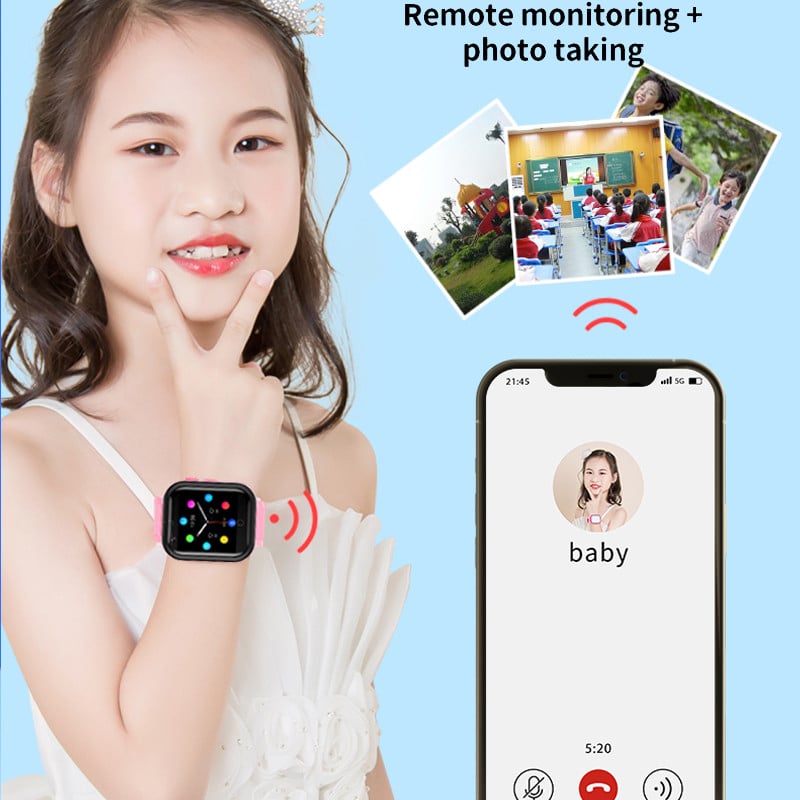 4G dječji pametni telefon sat GPS WIFI LBS pozicija 1GB+8G rotacija kamere vodootporan SOS HD video poziv APLIKACIJA za dijete Instalacija pametnog sata