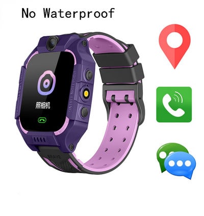 2022 Ceas inteligent pentru copii Ceas telefon pentru copii Ceas inteligent pentru băieți, fete, cu card SIM, foto, rezistent la apă, IP67, cadou pentru IOS Android