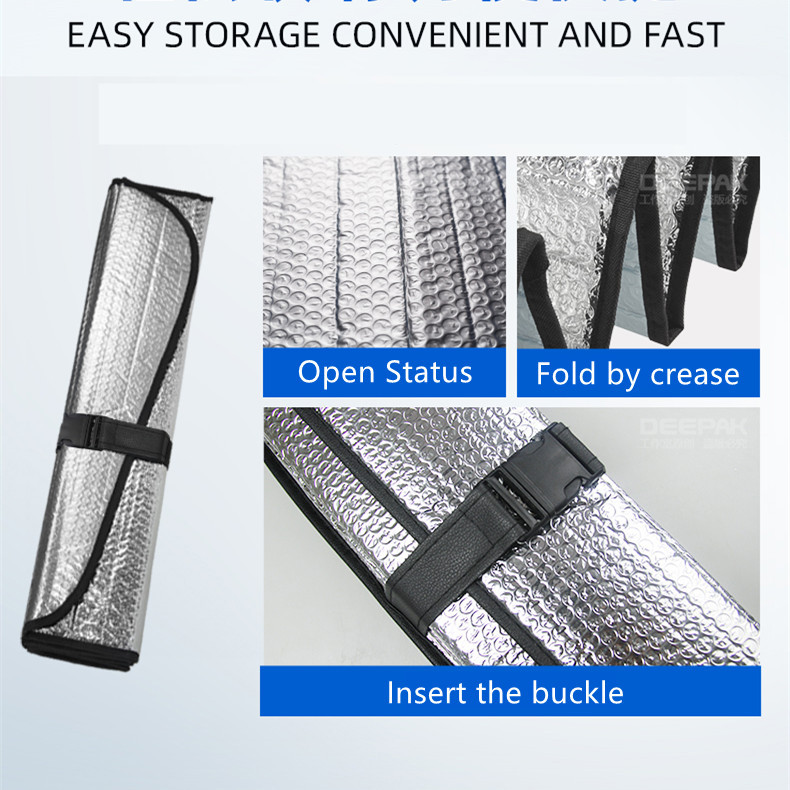 140 cm Parbriz pliabil Parasolar Vizor capac bloc reflector portabil Respirabil Ecran de protecție anti UV Transport gratuit