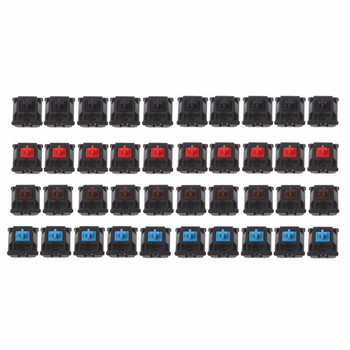 10 τεμ./σετ Μηχανικό πληκτρολόγιο για γνήσιους διακόπτες Cherry MX 3 Pin Feet Μαύρο/Μπλε/Κόκκινο/Καφέ Διακόπτης πληκτρολογίου C26