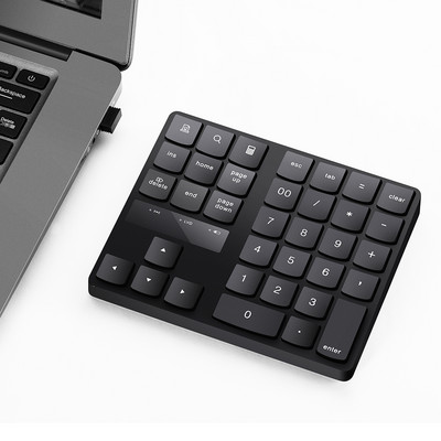2020 Tastatură dublă fără fir cu numere Tastatură reîncărcabilă pentru laptop PC Chatpad Tastatură numerică Oferte calde