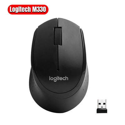Logitech M330/M185 Ασύρματο ποντίκι Αθόρυβο ποντίκι 2,4 GHz USB 1000DPI Οπτικό ποντίκι για το σπίτι γραφείου με χρήση υπολογιστή/laptop ποντικιού Gamer
