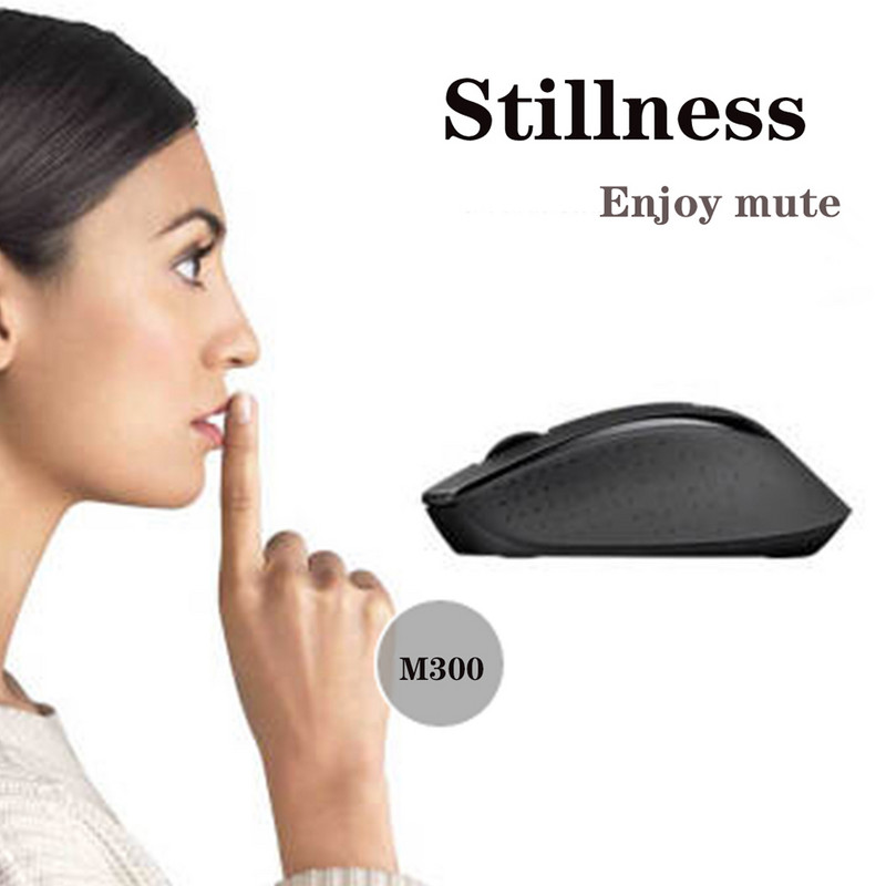 Logitech M330/M185 Ασύρματο ποντίκι Αθόρυβο ποντίκι 2,4 GHz USB 1000DPI Οπτικό ποντίκι για το σπίτι γραφείου με χρήση υπολογιστή/laptop ποντικιού Gamer