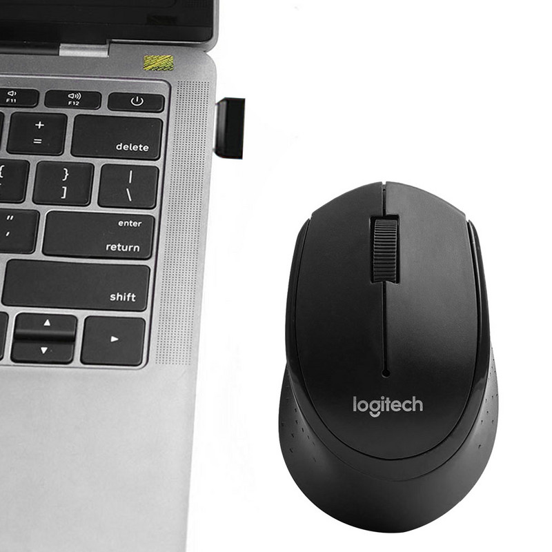 Logitech M330/M185 Ασύρματο ποντίκι Αθόρυβο ποντίκι 2,4 GHz USB 1000DPI Οπτικό ποντίκι για το σπίτι γραφείου με χρήση υπολογιστή/laptop ποντικιού Gamer