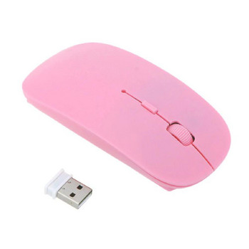Raton inalambrico лаптоп компютър Безжична мишка за игри офис дистанционна работа ултратънка мишка геймърски мишки