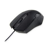 Strapabíró vezetékes játékegér Ergonómiai kialakítás USB 3 gombos optikai kerék Csúszásgátló, fagyos PC Pro laptop játékos számítógéphez