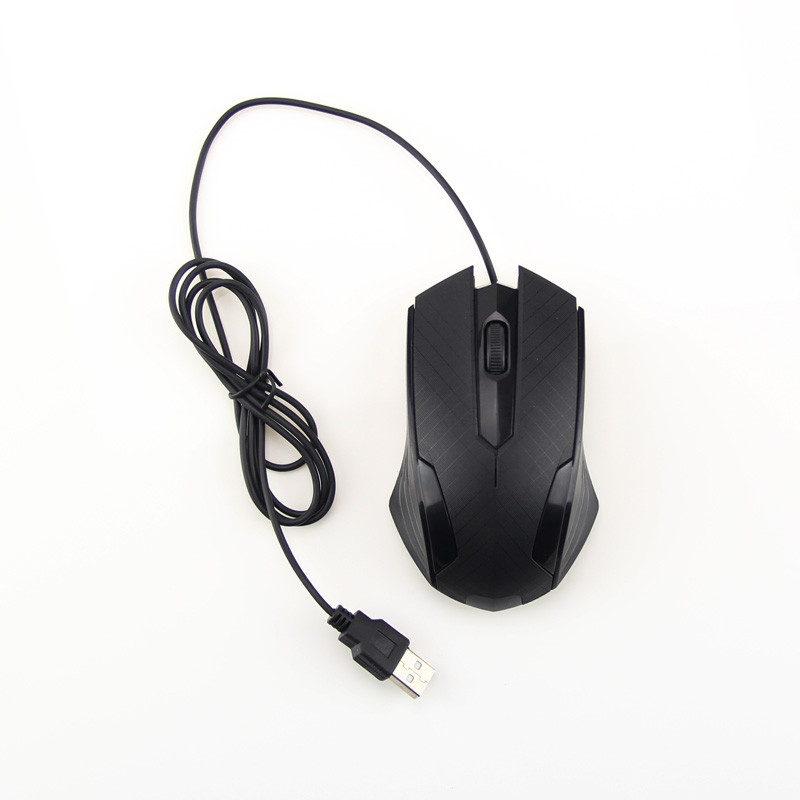 Strapabíró vezetékes játékegér Ergonómiai kialakítás USB 3 gombos optikai kerék Csúszásgátló, fagyos PC Pro laptop játékos számítógéphez