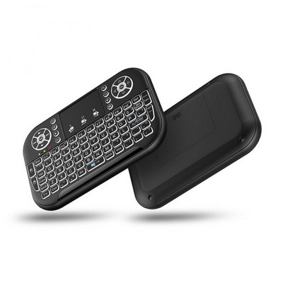A8 Mini tastatură Bluetooth 2,4 GHz Moduri duale Tastatură portabilă Mouse iluminat din spate Touchpad Telecomandă pentru Windows Android