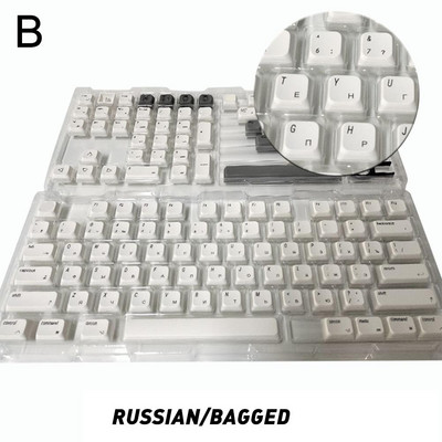 Mechanikus billentyűzet MAC billentyűzárhoz PBT szublimációs XDA magasság fonetikus thai orosz kis teljes készlet 127 billentyűvel