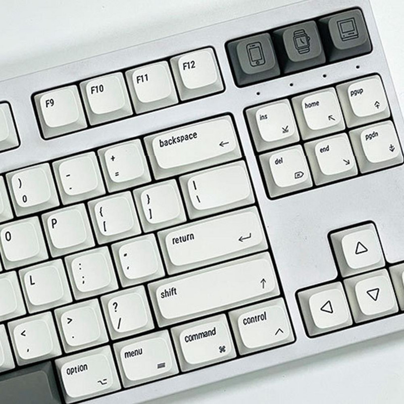 Mechanikus billentyűzet MAC billentyűzárhoz PBT szublimációs XDA magasság fonetikus thai orosz kis teljes készlet 127 billentyűvel