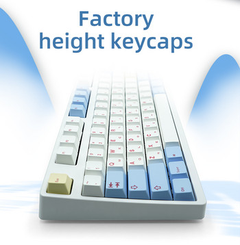 125 Keys Cherry Profile PBT Dye-Sub Keycaps Korean Custom Keycap είναι κατάλληλο για μηχανικό πληκτρολόγιο παιχνιδιών MX Switch