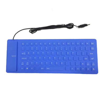 85 klavišų sulankstoma nešiojama mini USB klaviatūra, lanksti, vandeniui atspari minkšta silikoninė žaidimų klaviatūra, planšetinis kompiuteris, nešiojamasis kompiuteris