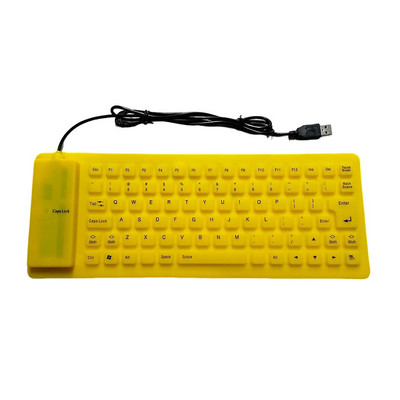 85 klavišų sulankstoma nešiojama mini USB klaviatūra, lanksti, vandeniui atspari minkšta silikoninė žaidimų klaviatūra, planšetinis kompiuteris, nešiojamasis kompiuteris