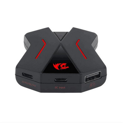 „Redragon GA200“ klaviatūros ir pelės keitiklis, skirtas „Xbox One“ / PS4 / „Switch“ žaidimų priedams, palaiko kelias platformas