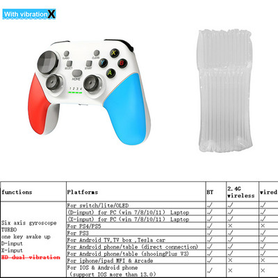 BT 5.0 Wireless Gamepad Android Κινητό τηλέφωνο Αξεσουάρ χειρισμού Joystick Ελεγκτής παιχνιδιών για Minecraft Genshin Pubg PPSSPP