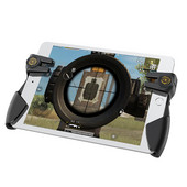 Šešių pirštų mobiliojo žaidimo PUBG valdiklis, skirtas iPad planšetiniam kompiuteriui. Šešių pirštų žaidimo vairasvirtės rankena Taikymo mygtukas L1R1 šaudyklės žaidimų pulto paleidiklis