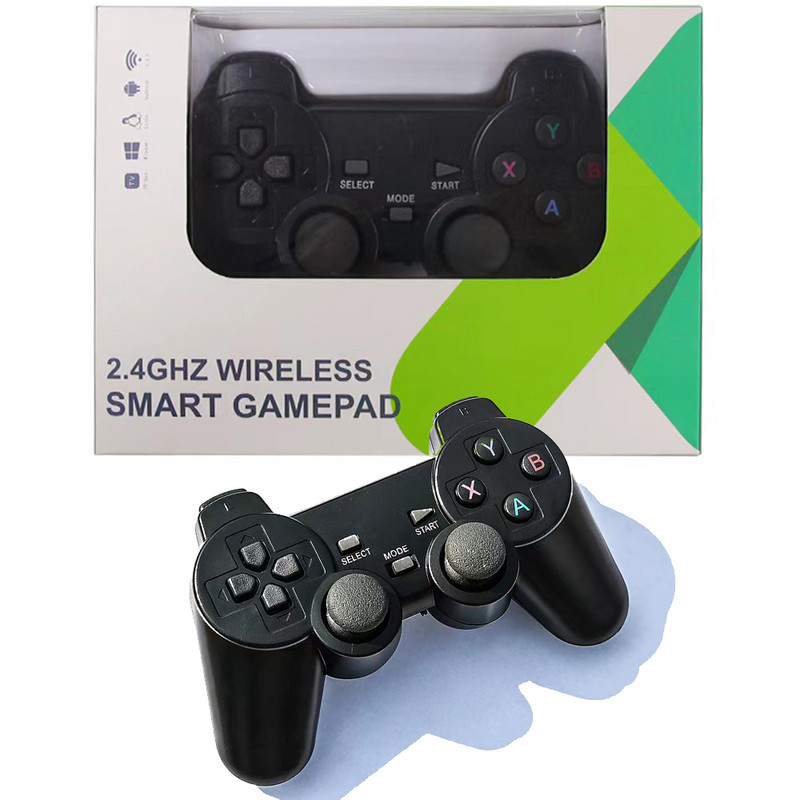 Ασύρματο χειριστήριο παιχνιδιών 2,4 Ghz για LINUX/Windows/Mac/PS3/PC/TV Box/Android Phone Ελεγκτής παιχνιδιών Joystick για Super Console X Pro
