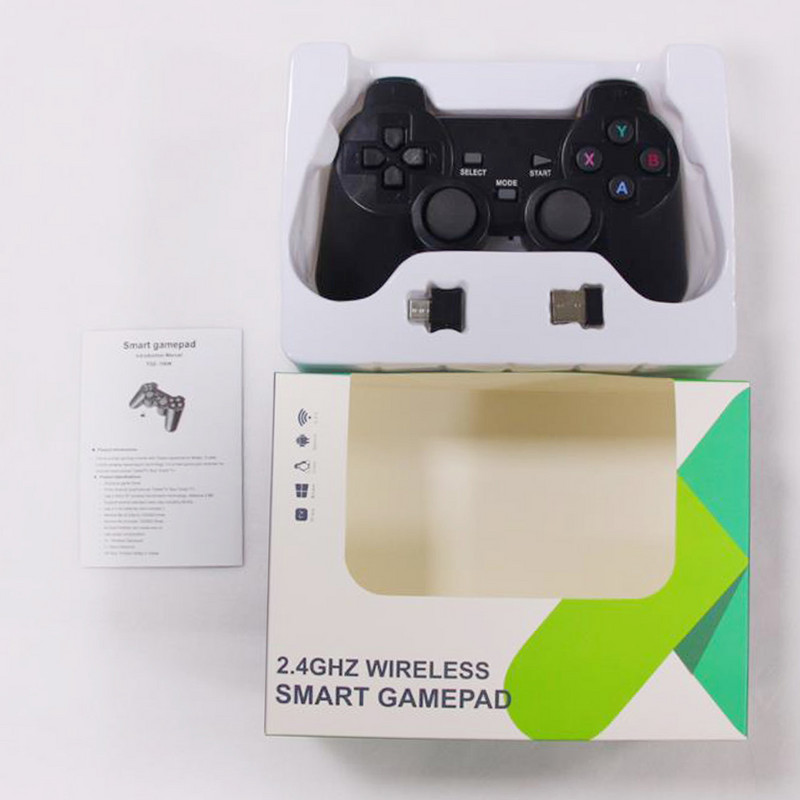 Ασύρματο χειριστήριο παιχνιδιών 2,4 Ghz για LINUX/Windows/Mac/PS3/PC/TV Box/Android Phone Ελεγκτής παιχνιδιών Joystick για Super Console X Pro