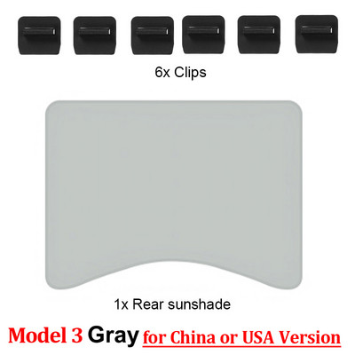 Nadogradite sjenila za sunce Stakleni krovni sjenilo za Tesla Model 3 2021. 2022. Prednji stražnji krovni prozor Vjetrobransko staklo Krovni prozor Mreža za sjenila UV sjenila