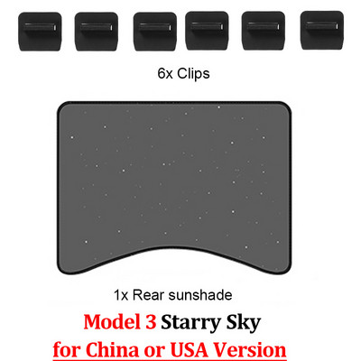 Nadogradite sjenila za sunce Stakleni krovni sjenilo za Tesla Model 3 2021. 2022. Prednji stražnji krovni prozor Vjetrobransko staklo Krovni prozor Mreža za sjenila UV sjenila