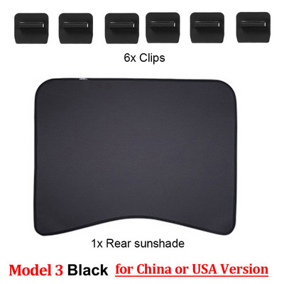 Nadogradite sjenila za sunce Stakleni krovni sjenilo za Tesla Model 3 2021. 2022. Prednji stražnji krovni prozor Vjetrobransko staklo Krovni prozor Mreža za sjenila UV sjenila