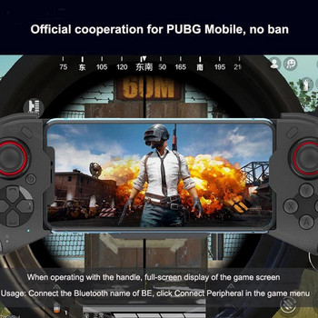 Mocute 060 Безжичен геймпад за IOS Android PC Преносими джойстици PUBG контролер Телескопични геймпади Контролер за игри