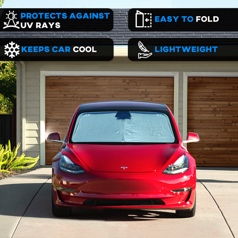 Για Tesla Model Y 3 2017-2022 Παρμπρίζ αυτοκινήτου Αντηλιακό Παράθυρο Αντιηλιακή σκιά Αντιηλιακή προσωπίδα Μπλοκ Parasol Coche Προστασία από ακτίνες UV