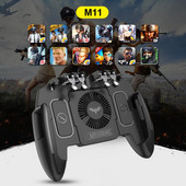PUBG Mobile Joystick Controller L1R1 Trigger Gamepad pentru COD iOS Android Six 6 Finger Call of Duty Mobile Gamepad Ventilator de răcire
