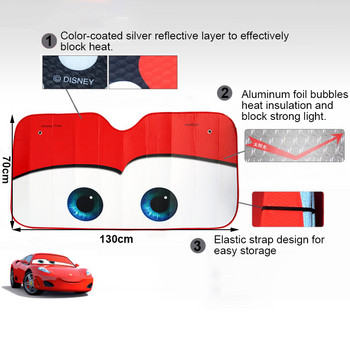 6 Χρώματα Μάτια Θερμαινόμενο Αλεξήλιο Παράθυρο Αυτοκινήτου Κάλυμμα Παρμπρίζ Αυτοκίνητο Ηλιοπροστασία Καλύμματα Αυτοκινήτου Ηλιακή Προστασία αυτοκινήτου