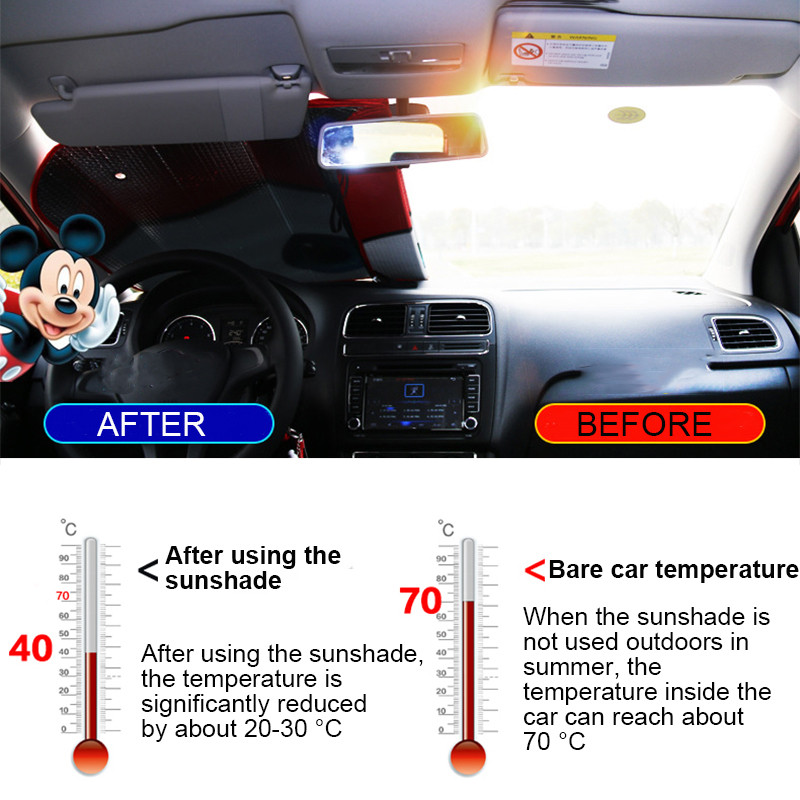 6 värvi Silmad soojendusega esiklaas päikesevari Auto akna esiklaasi kate päikesevari Auto päikesesirm Autokatted auto päikesekaitse