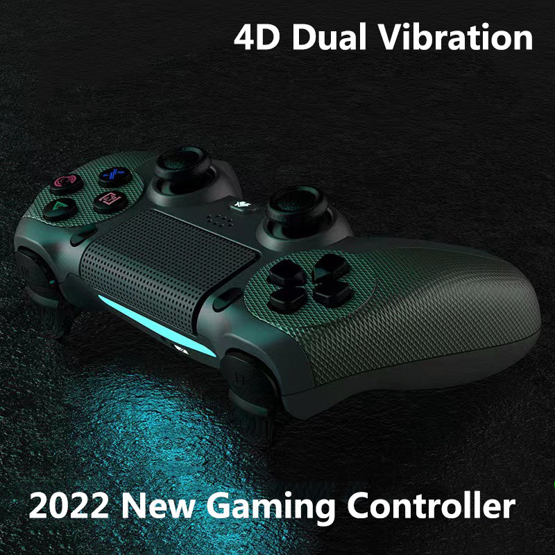 Valdiklio vairasvirtė, skirta PS4 „Bluetooth“ nuotolinio valdymo pultui, belaidžiam „PS4“ valdiklio žaidimų pultui, suderinama su ps4/slim/manette LED lempute