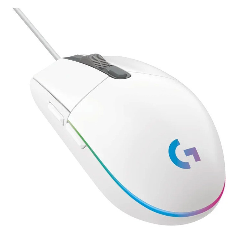 Originalni Logitech G102 LIGHTSYNC/PRODIGY G203 Gaming miš Optički 8000DPI 16.8M Prilagodba boja 6 tipki Žičani Bijelo Crni