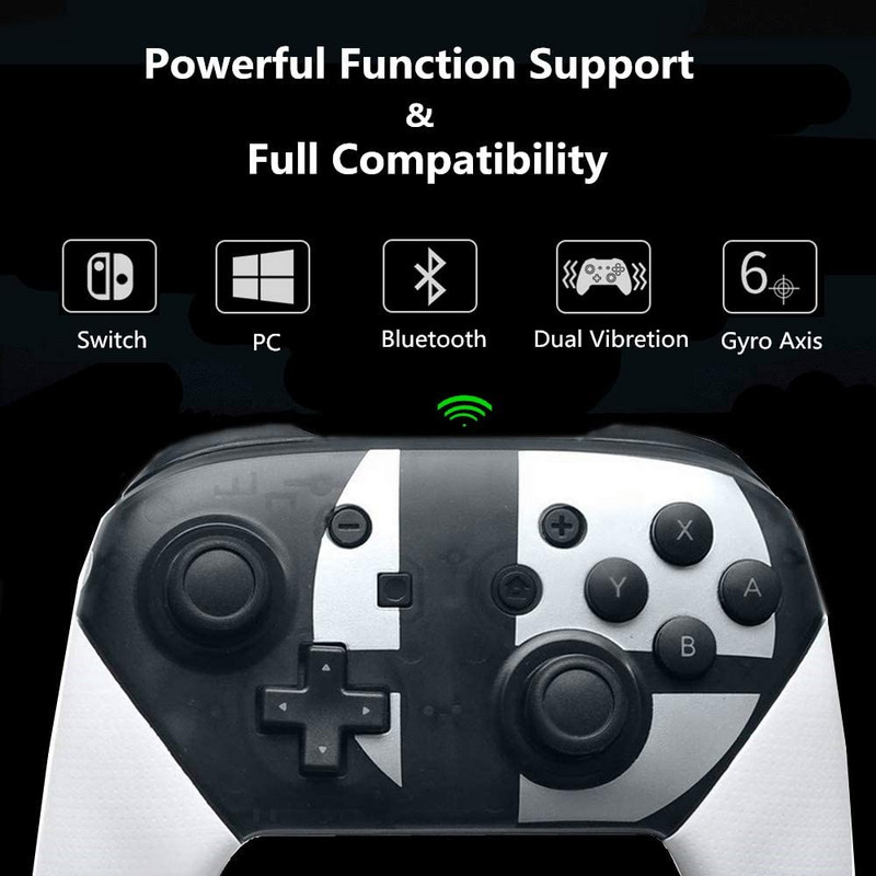 Gamepad Bluetooth fără fir pentru accesorii Nintend Switch Controller Pro Joystick pentru consola de jocuri Switch cu mâner cu 6 axe