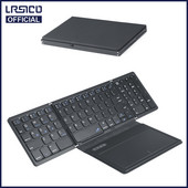 Tastatură fără fir Bluetooth pliabilă cu touchpad Tastatură pliabilă de buzunar ultra subțire pentru Windows/Android/IOS/OS/HMS Tablet PC