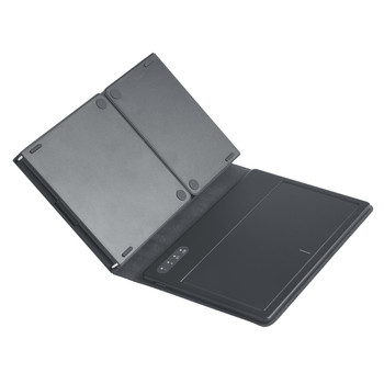 Πτυσσόμενο ασύρματο πληκτρολόγιο Bluetooth με επιφάνεια αφής Ultra Slim αναδιπλούμενο πληκτρολόγιο τσέπης για Windows/Android/IOS/OS/HMS Tablet PC