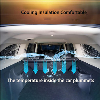 Κάλυμμα αντηλιακής σκιάς παρμπρίζ αυτοκινήτου Ζείρες Αυτόματο μπροστινό παράθυρο αντηλιακή προστασία UV Θερμομόνωση Αξεσουάρ ομπρέλας Κουρτίνα