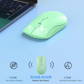 RYRA Wireless2,4GHZ Ποντίκι Αθόρυβο Αυτοδύναμη μπαταρία Ποντίκια Οικιακό παιχνίδι Εργονομικό αθόρυβο ποντίκι παιχνιδιού για φορητούς υπολογιστές Υπολογιστής